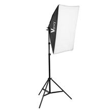Load image into Gallery viewer, Kshioe 220V 65W Photo Studio Photography 3 Soft Box Light Stand Continuous Lighting Kit Diffuser UK Standard
